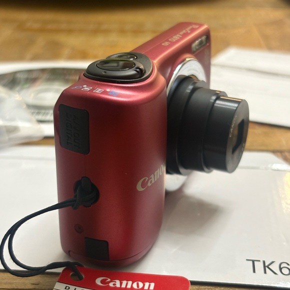 Canon PowerShot A810 Digital Camera - Red Open Box - Picture 8 of 10